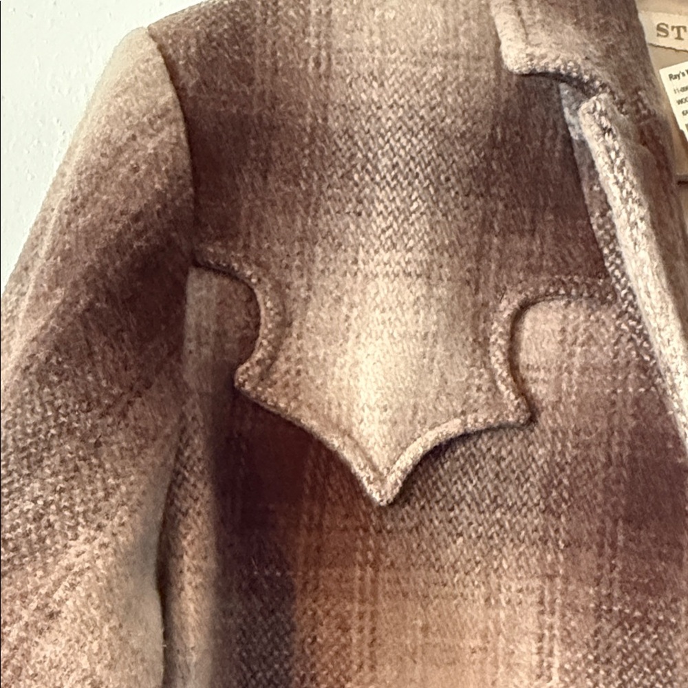 Stetson Women’s Brown Gradient Wool Jacket - Picture 4 of 8
